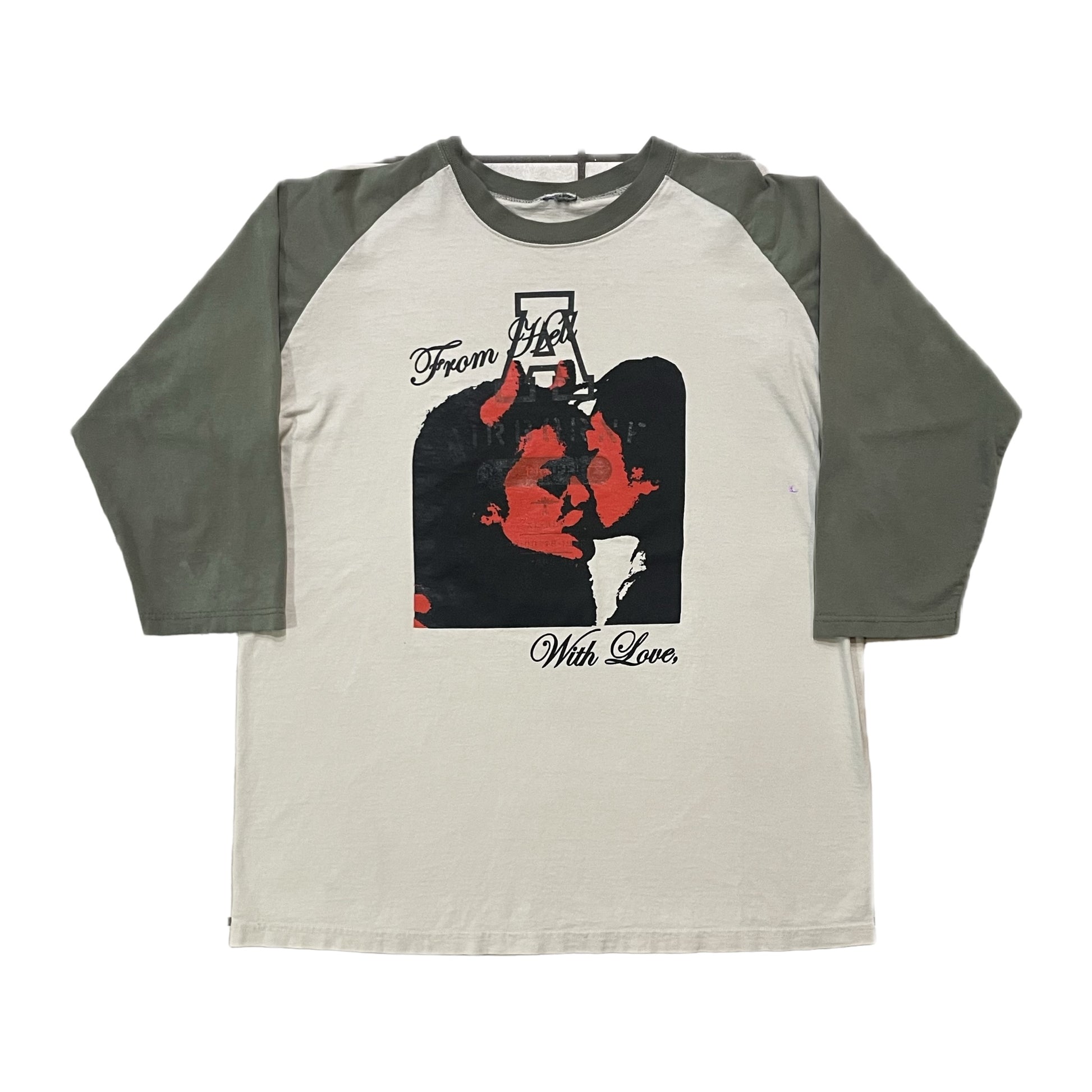 “from hell” vintage raglan tee