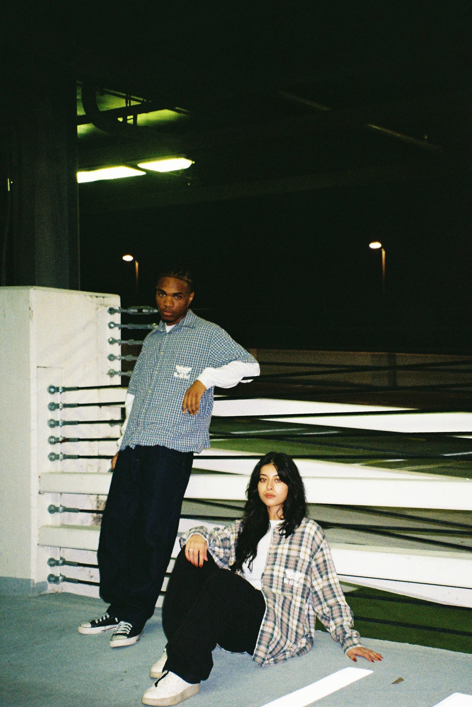 “from hell” hand distressed collared shirt