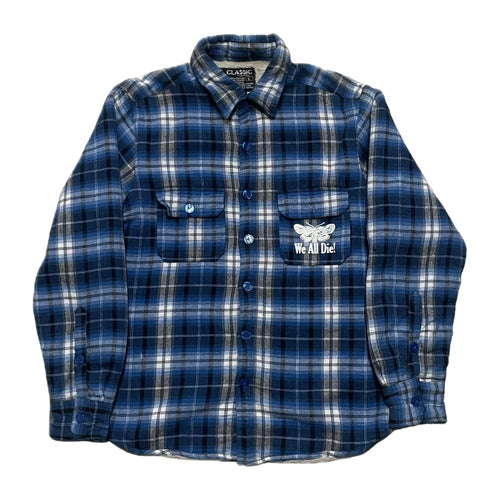 "from hell" fleece lined blue flannel