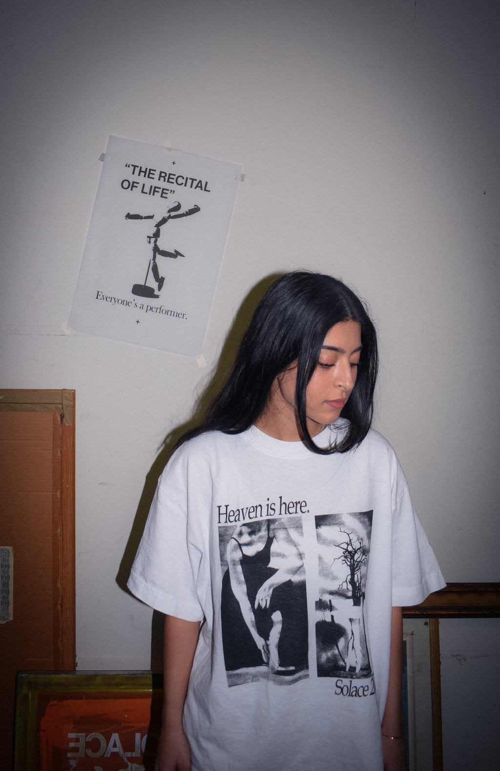 “collage” tee