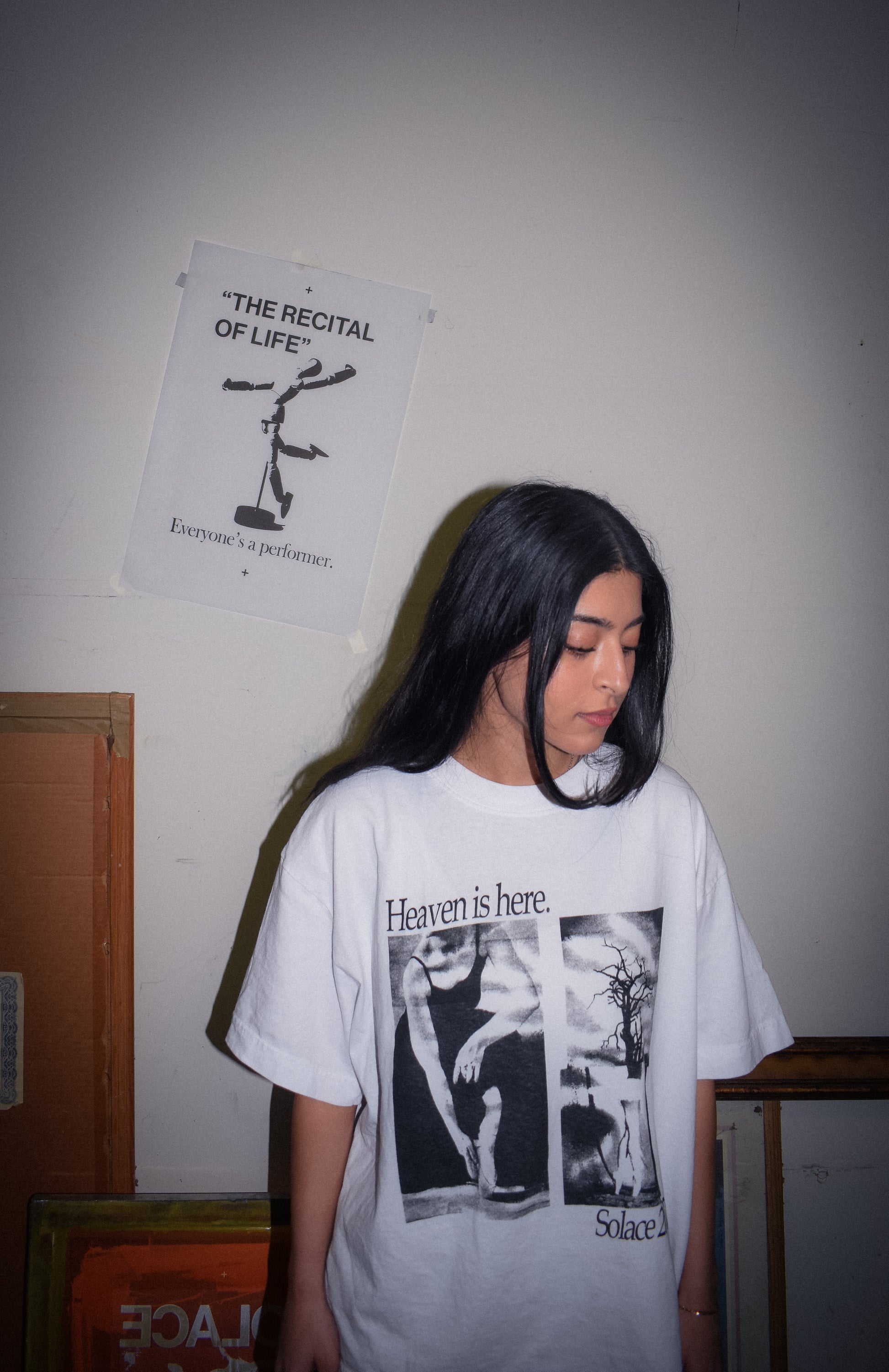 “collage” tee
