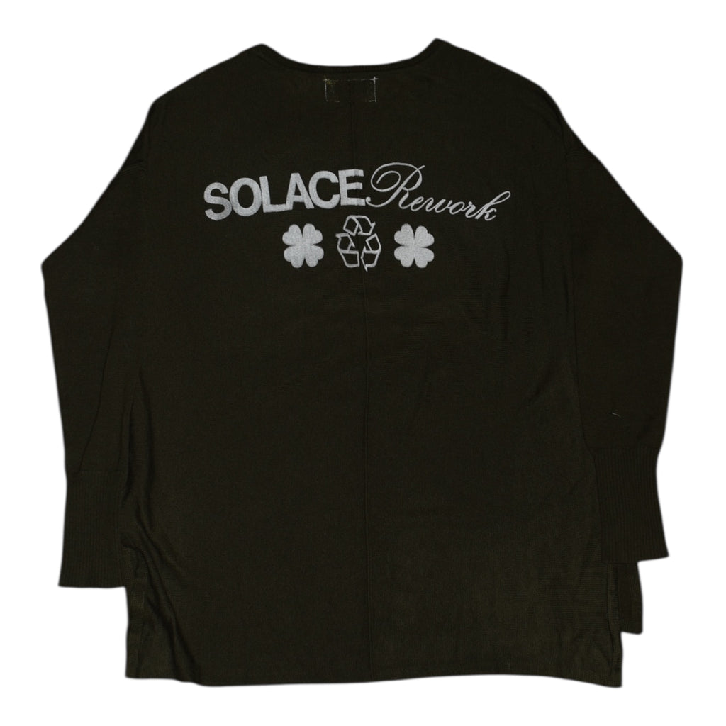 “cobain” green sheer knit