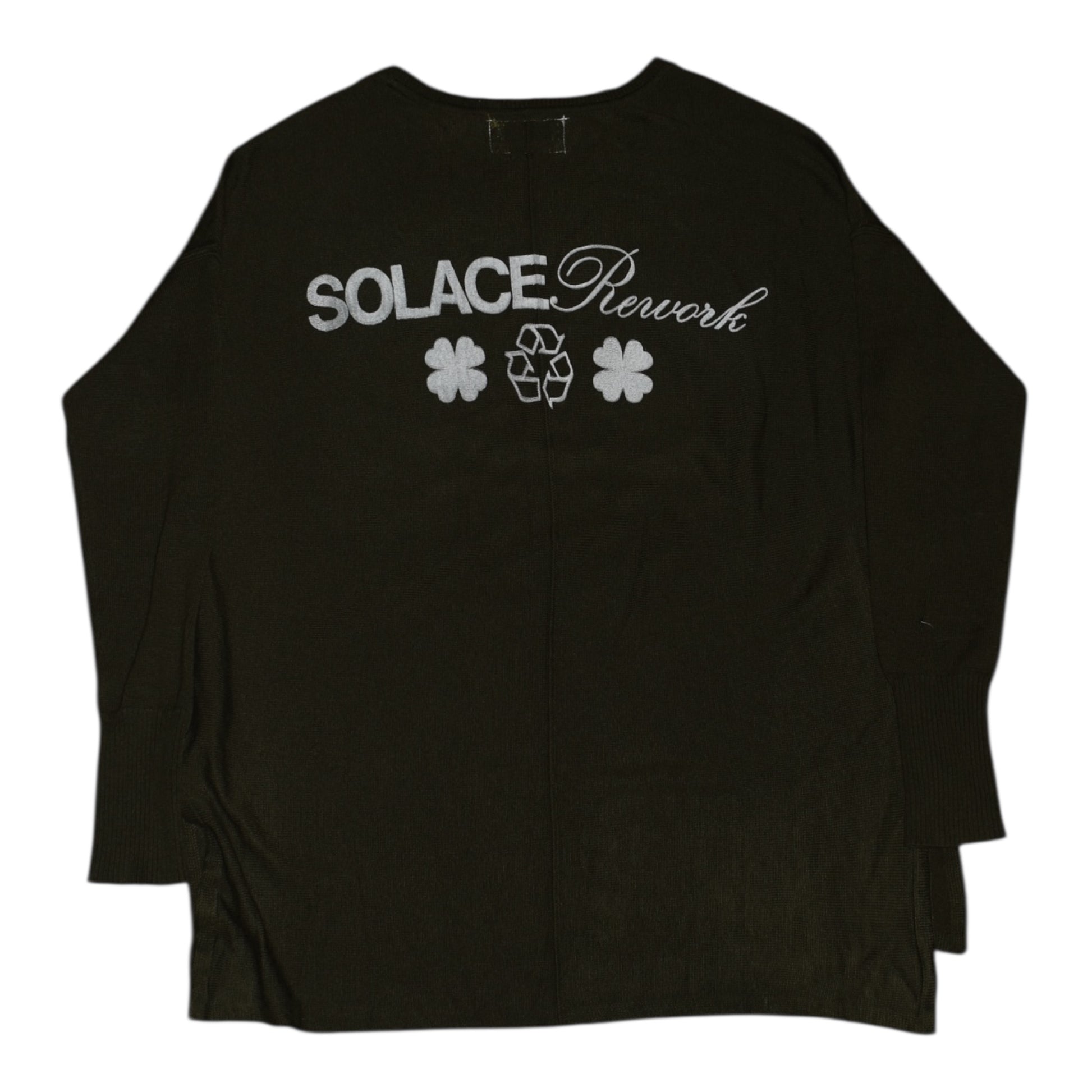 “cobain” green sheer knit