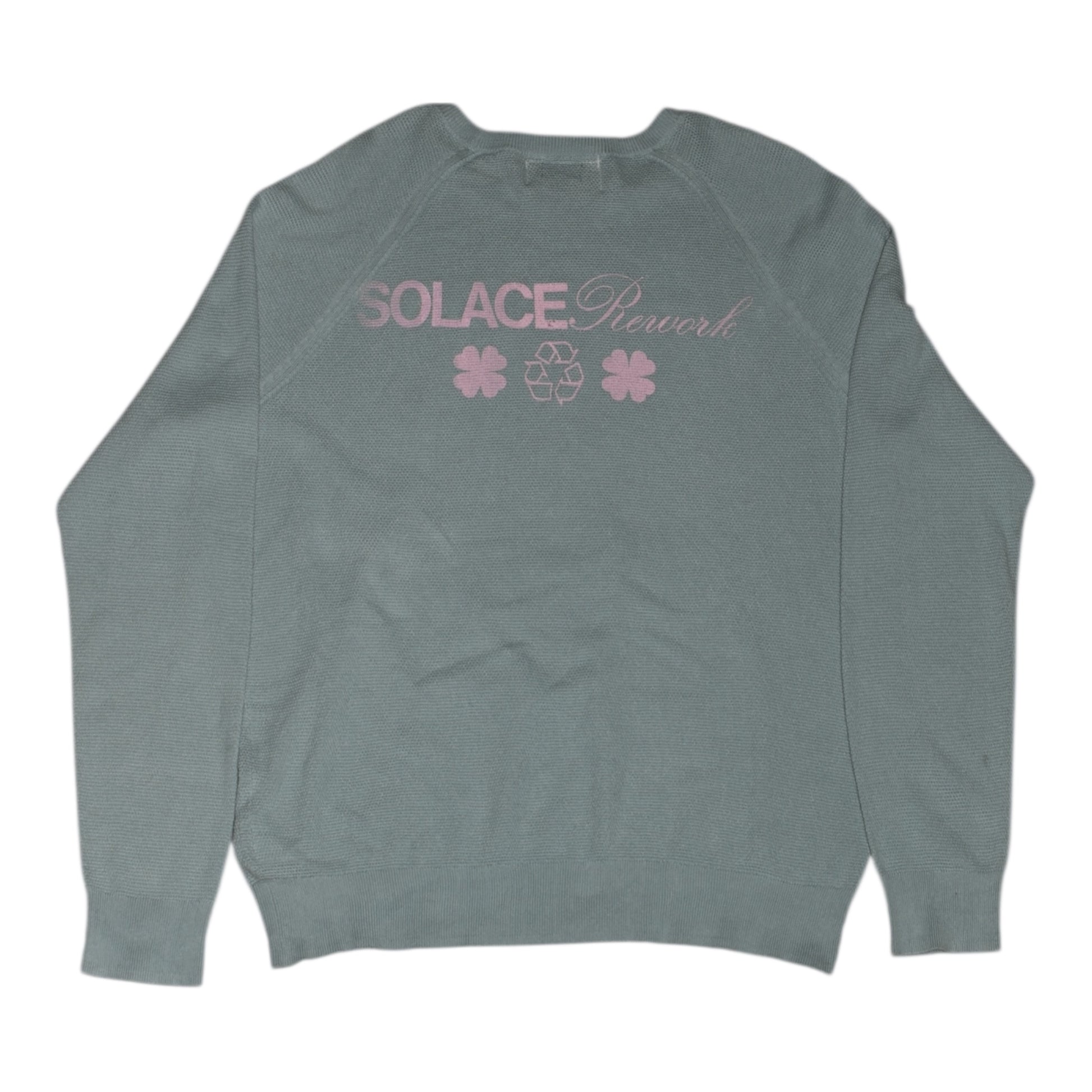 “monroe” vintage blue knit