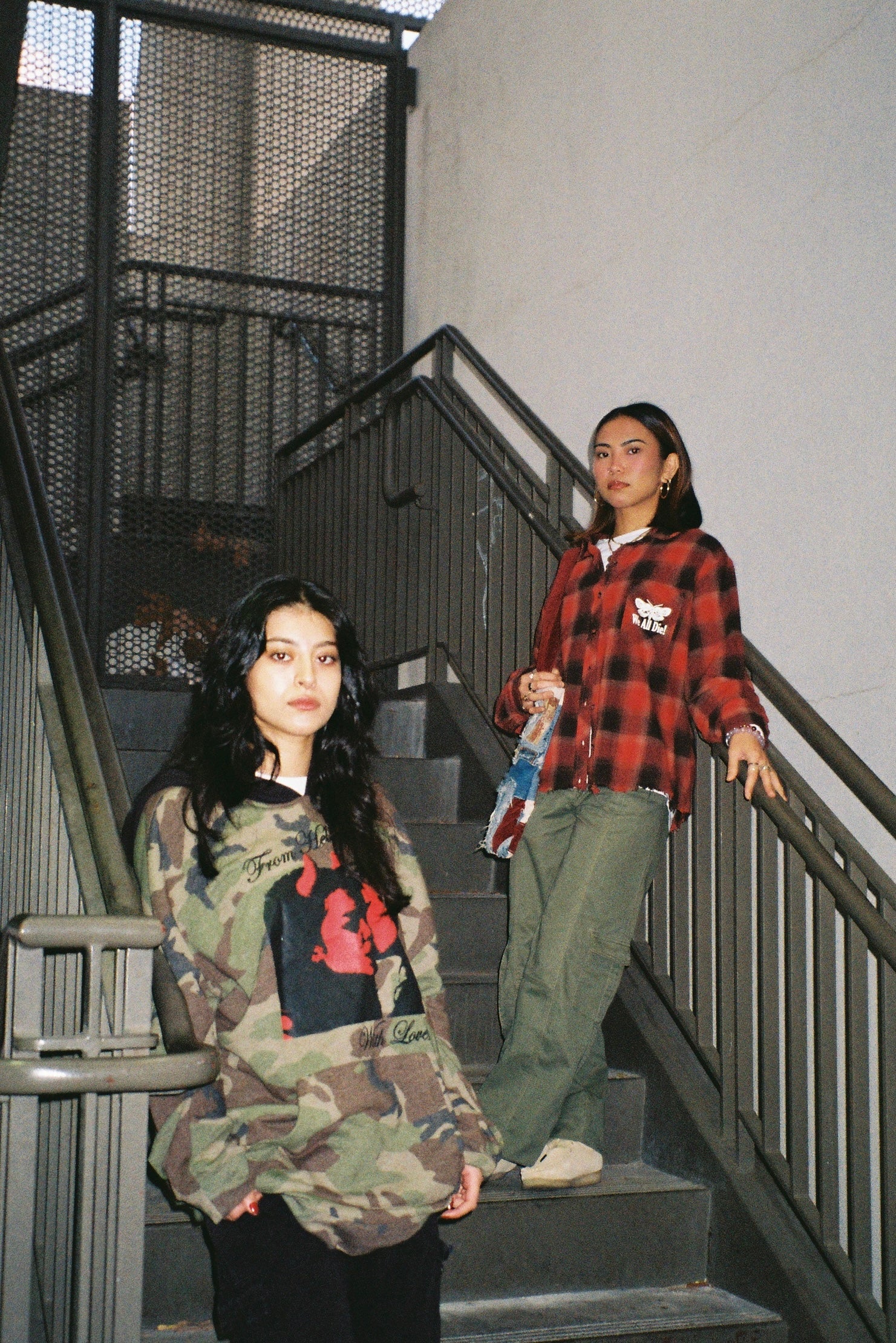 “from hell” camo hoodie
